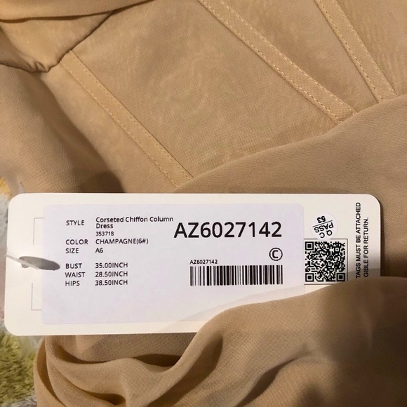 Azazie Bridesmaid Dress NWT - Picture 5 of 5